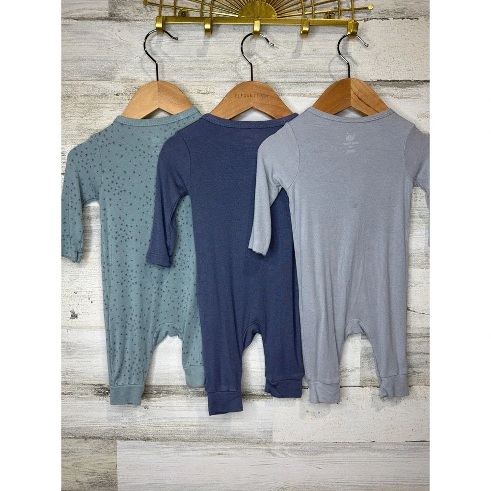 Cloud Island Baby Gap Boys 0/3m - 6/12m Blue Gray Sleeper Overall Romper Bundle